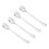 SET 4 LONGDRINKLEPELS INOX TALA