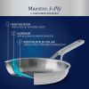BRAADPAN 24CM INOX PETER GOOSSENS MAESTRO 3PLY