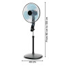 VENTILATOR OP VOET VU4420 ROWENTA 40CM