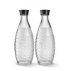 2 GLAZEN FLESSEN 0.7L SODASTREAM KARAF VOOR CRYSTAL EN PENGUIN TOESTELLEN