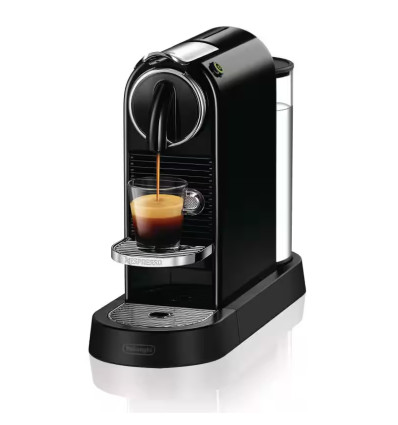 NESPRESSO CITIZ ZWART DELONGHI EN167B auto-stop,afvalbak,2 geheugens,tank 1L