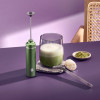CHADO MATCHA KENNERSET - melkopschuimer oplaadbaar - Matchalepel - Glas