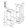 INT KOELVRIES COMBI TSC5S181DF AEG 178CM DEUR/DEUR