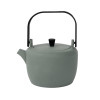 THEEPOT GIETIJZER 0.6L DONKERGROEN KASUMI MET FILTER
