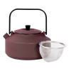 THEEPOT GIETIJZER 0.7L BORDEAUX SENCHA MET FILTER
