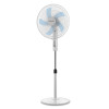 VENTILATOR OP VOET 40CM WIT 45W 3 Snelheden | Max. hoogte 128cm