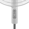 VENTILATOR OP VOET 40CM WIT 45W 3 Snelheden | Max. hoogte 128cm