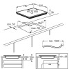 INBOUWKOOKPLAAT TI84HA07FB AEG 78cm nettoprijs, plaatsing +65 euro