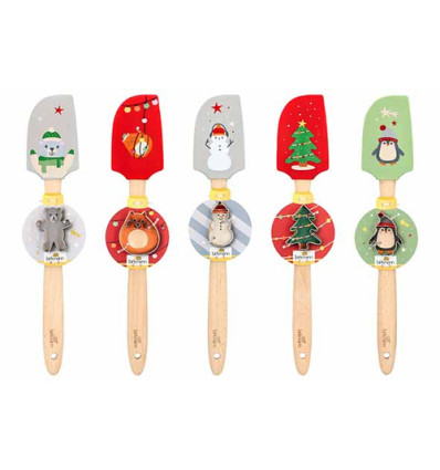 PANNELIKKER MET KOEKJESVORM WINTERMARKT ASSORTI spatel met uitduwvorm