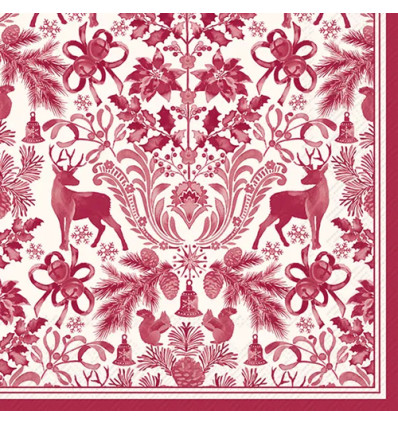 20 SERVETTEN 25x25 BRIMSLEY RED IHR