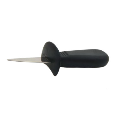 OESTERMES HANDVAT ZWART MET BESCHERMING KUNSTSTOF 150MM