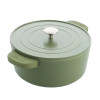 STOOFPOT 26CM DAGELIJKSE KOST GROEN MATC 5.3L MET AFNEEMBARE SILICONE GREPEN