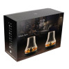 SET 2 WHISKY DEGUSTATIEGLAZEN MET SOKKEL IN CARBON PEUGEOT SPIRIT
