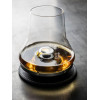 SET 2 WHISKY DEGUSTATIEGLAZEN MET SOKKEL IN CARBON PEUGEOT SPIRIT