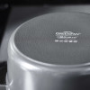 STOOFPOT 26CM ZWART 5.3L FEATHERWEIGHTS GREENPAN MET AFNEEMBARE SILICONE GREPEN