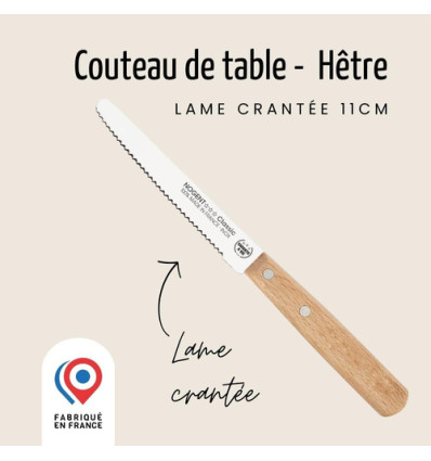 TAFELMES 11CM NOGENT CLASSIC BEUK