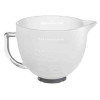 MENGKOM MELKGLAS 4.8L KITCHENAID frostedVR ROBOTS MET KANTELBARE KOP glas