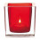 TAFELLICHT CUBE ROOD