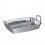 BRAADSLEDE INOX 42x26cm met rooster IMPACT INDUCTIE