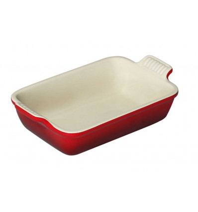 OVENSCHOTEL 37X32CM ROOD AARDEWERK CREUSET