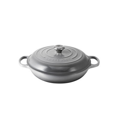 KOOKPOT MULTIFUNCTIE 30CM GRIJS NEW LE CREUSET MISTY GREY