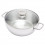 SUDDERPAN 24CM CONISCH + PYREX DEKSEL APOLLO SUDDERPOT MET 2 HANDGREPEN