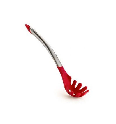 PASTA SPAGHETTI LEPEL SILICONE ROOD/INOX 30CM