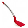 SPATEL 32CM SILICONE ROOD/INOX